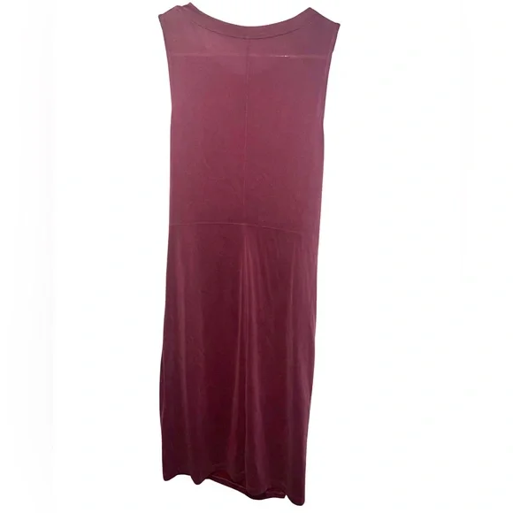 Worthington Maroon Berry Wrap Twist Dress - Picture 2 of 5